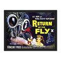 Wee Blue Coo Movie Film Return Fly Vincent Price Horror Sequel USA Large Framed Art Print Poster Wall Decor 18x24 inch