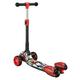 3 Wheels Bubble Scooter For Kids 4-10 Years Light Up Foldable Kick Scooter Toy Ride On Push Scooter With Bubble Machine Blower LED Flashing Wheels with Bluetooth Music Speaker (Black/Red Camo)
