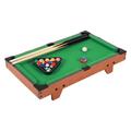 Mini Pool Table, Adjustable Children Pool Table, Wooden Billiards Table with 16 Balls, 2 Cues, Triangle Rack & Chalk, Portable snookerr Table, Multifunctional Game Table for Boys & Girls