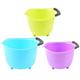 3 Pcs Kitchen Colanders Bowls Rice Strainer Washing Bowl Vegetables and Fruit Drainer Basket Food Colander for Pasta Spaghetti Vegetables Fruits