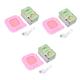 BESTonZON 3 Sets Early Education Machine Talking Flashcards Learning Toys Learning Toys Cards Language Learn Device Toys Pink Electronic Material Child