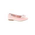 OshKosh B'gosh Dress Shoes: Flats Chunky Heel Casual Pink Print Shoes - Kids Girl's Size 7