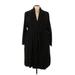 Torrid Casual Dress V-Neck Long sleeves: Black Solid Dresses - New - Women's Size 5X Plus