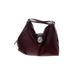 Coach Factory Leather Shoulder Bag: Burgundy Print Bags