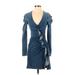 Jonathan Simkhai Casual Dress: Blue Dresses - Women's Size 4