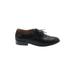 Monoprix femme Flats: Oxford Chunky Heel Classic Black Solid Shoes - Women's Size 38 - Almond Toe