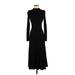 Zara Casual Dress - Sweater Dress: Black Dresses - Women's Size Small