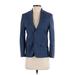 Calvin Klein Blazer Jacket: Blue Jackets & Outerwear - Women's Size 12