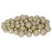 Vickerman 20MM/25MM/30MM Champagne Glitter Polystyrene Ball Christmas Ornament, 72 per Bag - 20/25/30MM