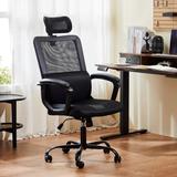 Office Desk Computer Chair, Ergonomic High Back Comfy Swivel Gaming Home Mesh Chairs with Wheels 120°tilt, Lumbar Support