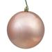 Vickerman 10" Rose Gold Shiny Ball Ornament