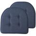 2 Pack Memory Foam U-Shaped Chair Pad Cushion