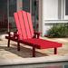 Indoor-Outdoor Adjustable Adirondack Lounger with Fold Out Cupholder