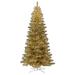 Vickerman 6' x 37" Champagne Artificial Christmas Tree, Warm White 8 function 3MM LED Lights