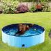 Hossejoy 1.4 ft x 3.9 ft Plastic Pet Pool in Blue | 17 H x 47 W x 47 D in | Wayfair YTJTOQL0558B2-888