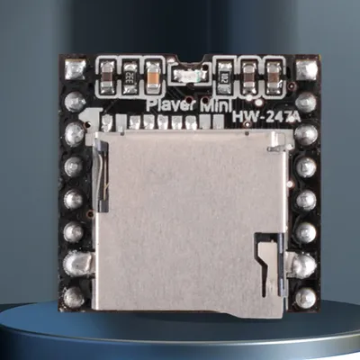 Dfplayer mini mp3 player modul v3.0 16p tf karte u disk df player modul mp3 voice decode board für arduino Image
