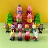 Peppa Pig Family of Six Set giocattoli per bambini George Puppy George Lamb Susie Pony peduro Animal