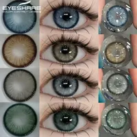 Eye share 1 Paar neue Kontaktlinsen farbige Kontaktlinsen für Augen Mode blaue Kontaktlinsen graue