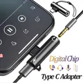 Decodifica digitale USB tipo C a Jack da 3.5mm adattatore per cuffie Splitter caricabatterie rapido 20W per Samsung S22 S20 Xiaomi 11 12 iPhone 15