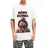 Uomo donna Bobr Kurwa Meme Beaver T-shirt Merch Vintage 100% cotone Cool Beavers Bober Animal
