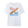 Weniger bedauert mehr Baguettes Frauen lustige T-Shirt niedlichen Feins chm ecker T-Shirt lässig