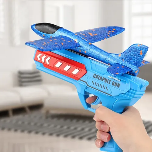 Raumschiff Spielzeug Flugzeug Launcher Spielzeug Outdoor Flugzeug Flugs pielzeug rutsch feste Kinder