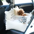 Siège de sécurité pour voiture pour animaux de compagnie lavable fait à la main petit chien