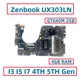 Pour ASUS Zenbook UX303L UX303LN UX303LA UX303LB Ordinateur Portable Carte Mère Avec Core I3 I5 CPU