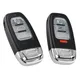 Coque de clé à distance pour Audi coque de clé de voiture de remplacement Fob 3/4 boutons Audi