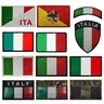 Patchs brodés de sensation d'Italie DulMilitary IR Casting Infrarouge Drapeaux nationaux italiens