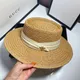 Chapeau de Paille à Grand Bord pour l'Été Accessoire d'Extérieur Parasol Français et Anglais