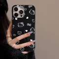 Sanurgente Hello Kitty Graffiti Phone Case Soft Case Anti Dstress Sweet Cool Cute Hello Kitty