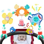 Jouets d'arc de poussette pour bébé, jouet videur, arc d'activité, jouets de motricité Fine,