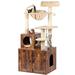 Tucker Murphy Pet™ Emuel 54.68" H Cat Tree in Brown | 54.02 H x 19.69 W x 23.58 D in | Wayfair 85D4A43C244D4A47BF69CE88B961155B