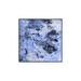 Blue 48 x 48 x 0.08 in Area Rug - Orren Ellis Kiona Abstract Machine Made Power Loom Chenille/Area Rug in /Chenille | Wayfair