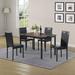 Red Barrel Studio® Furniture 5 Piece Metal Dinette Set w/ Faux Marble Top - Black | Wayfair 8B130914638E419294CD9238DCB17B30