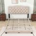 House of Hampton® Juliona Upholstered Bed Frame w/ Tufted Headboard | Queen | Wayfair DA00ADA77C4D4046B12D6A30619CF19A