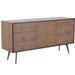 17 Stories Tv Stand, Sideboard w/ Storage in Brown | 31.2 H x 62.4 W x 17.6 D in | Wayfair 435F3950734B461D9E528CC361A3DBEB