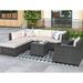 Latitude Run® 8 Piece Rattan Sectional Seating Group w/ Cushions, Patio Furniture Sets | Wayfair C6A81227057345BCB117EA54BAB1A75A