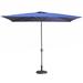 wtressa 6.5FT × 10FT Patio Umbrella Outdoor Red Uv Protection, Polyester in Blue/Navy | 79 H x 118.5 W x 98.5 D in | Wayfair YP0329-W1828P147105