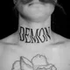 English Neck Devil Temporary Tattoo Sticker Male Waterproof Tatouage Temporaire Homme Black White