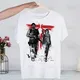 The Last of Us Joel Ellie Harajuku T-shirts Summer Men Hip Hop Funny Print Tshirt Streetwear T