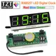 3 In 1 LED RX8025T Digital Clock Temperature Voltage Module DIY Time/Thermometer/Voltmeter DC 5-30V