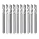 10 Pack CNC Router Bits 1/8 Inch Shank Spiral Upcut Router Bit Single Flute End Mill Set Milling
