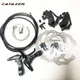 Bicycle Disk Brake Set Mountain Bike Brake Mechanical Line Pulling Road Disc Brake Front Rear