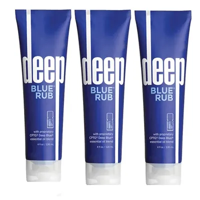 3PCS Deep Blue Rub Essential Oil With Proprietary Cptg Deep Blue Essential Oil Blend 120ml