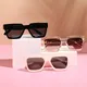 New Boy Girl Fashion Square Sunglasses Children Vintage Sunglasses UV Protection Classic Kids