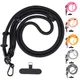 150cm*7mm Adjustable Mobile Phone Lanyard Strap Anti-lost Phone Hanging Rope Neck Straps Outdoors