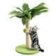 Cat Scratching Post for Kitten Cute Green Leaves Cat Scratching Posts with Sisal Rope Indoor Cats