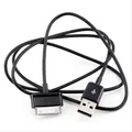 New 98cm Black USB Sync Cable Charger For Samsung Galaxy Tab 2 Note 7.0 7.7 8.9 10.1 Tablet Pad Data